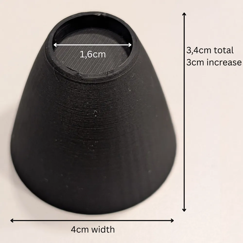 Couch Riser Stl Couch / Sofa Riser (increase height for robot) - Free 3D Print Model ...