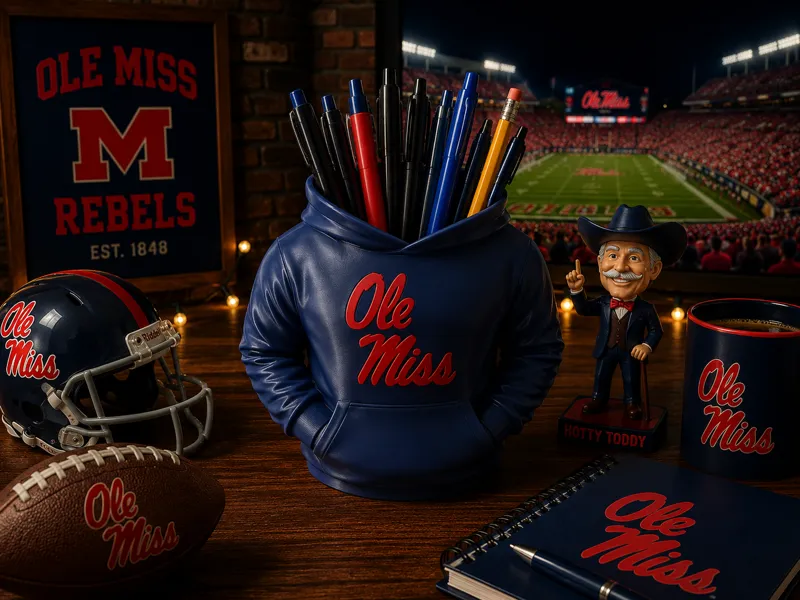 Ole Miss Rebels Hoodie Pen Holder