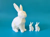 All together Easter Bunny Family - PLA Basic