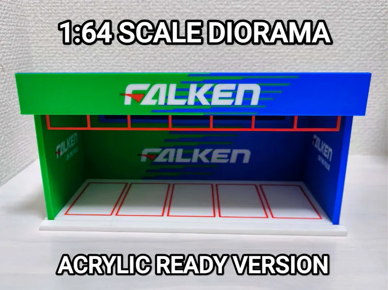1:64 Scale Falken Diorama