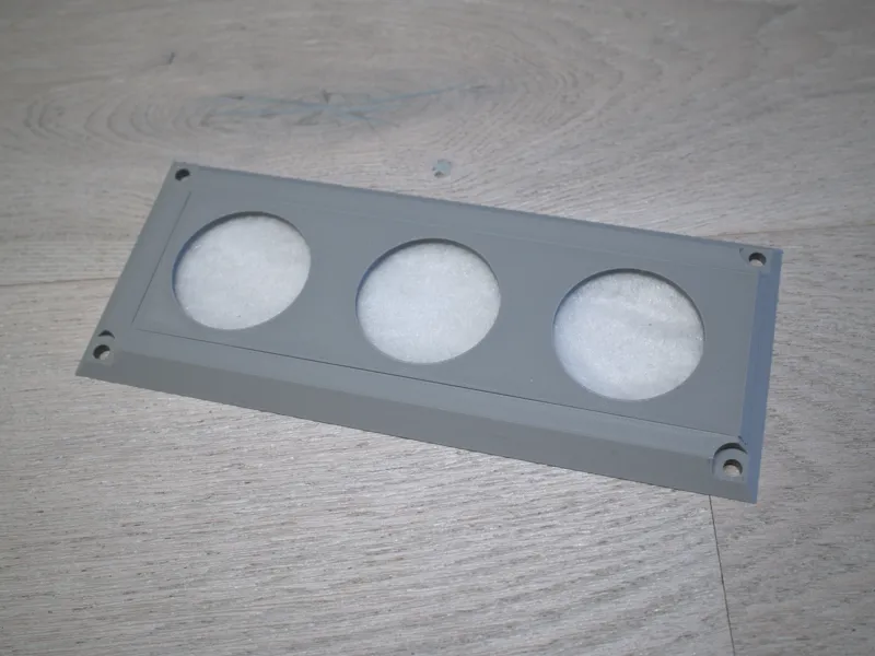 Air intake filter frame for DYI enclosures