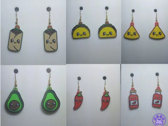 Spice of Life Earring and Keychain