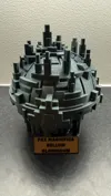 Solid base, editable text on winner and date plates