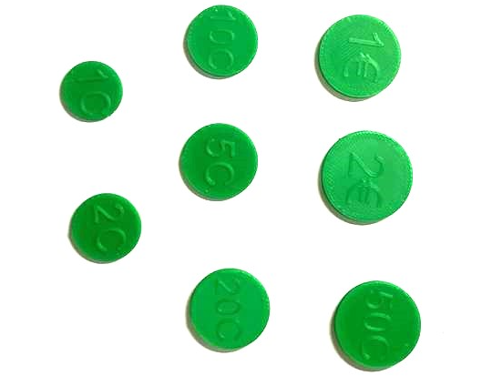 toy coins EURO
