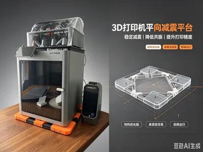 3D Printer planar vibration damping platform