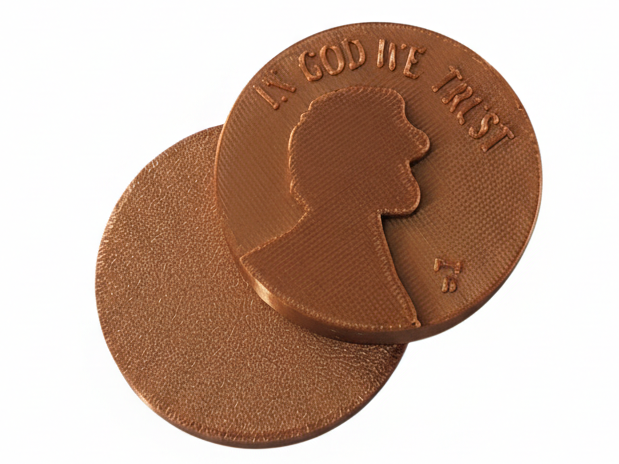 Penny fidget slider