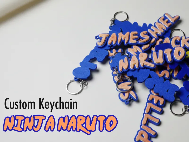 Ninja Naruto Custom Keychain