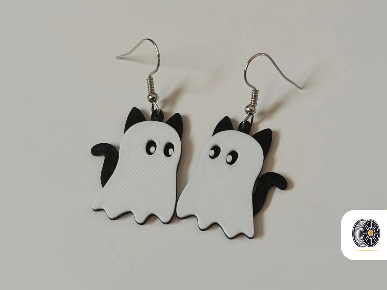 Spooky Cat Earrings | Halloween Earring Series view 2