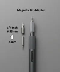4mm => 6,35mm Bits