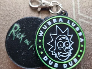 Rick & Morty Keychain