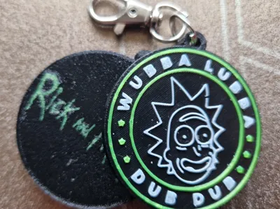Rick & Morty Keychain