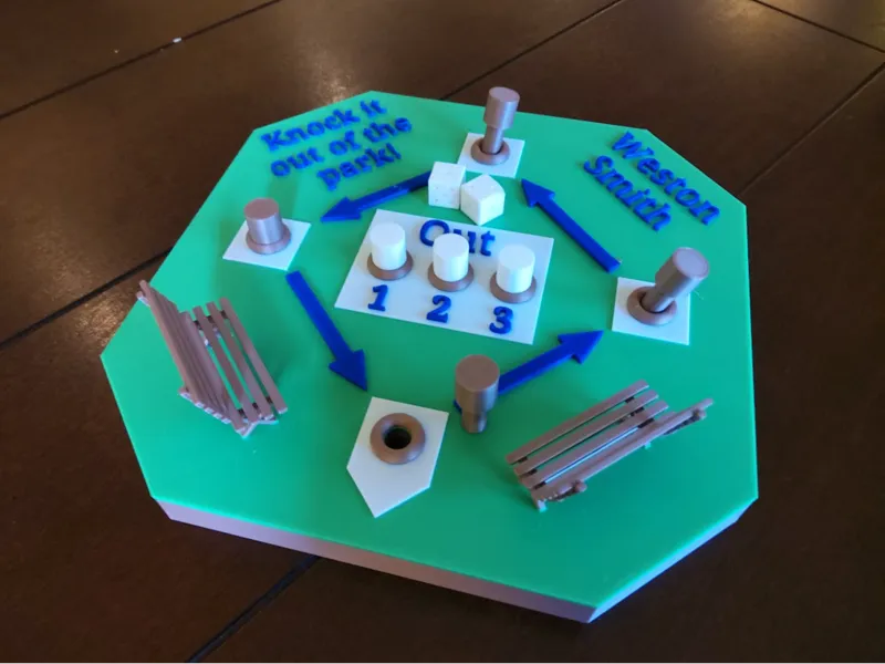 Dice Baseball game (Knock it out of the park)