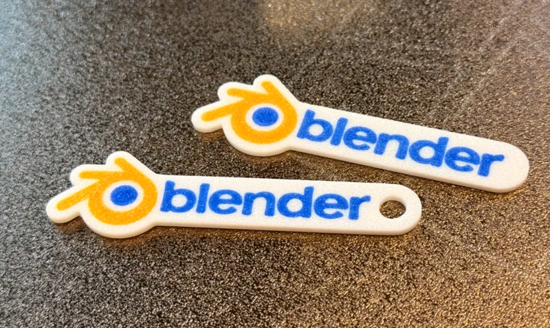 Blender 3D Logo & Keychain