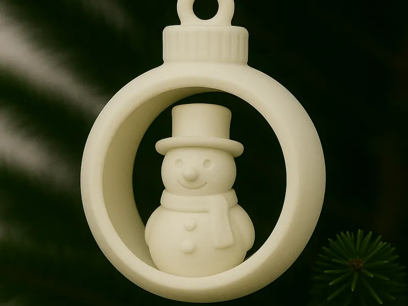 The Cozy Snowman Ornament