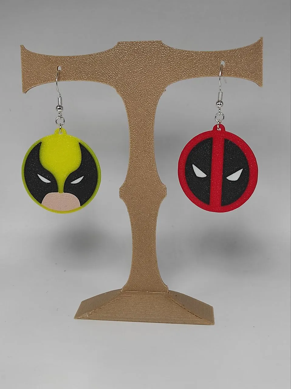 Deadpool & Wolverine earrings view 2