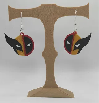 Deadpool & Wolverine earrings