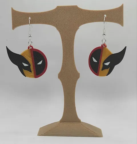 Deadpool & Wolverine earrings