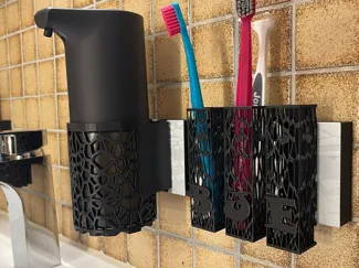 Modularer Halter für Zahnbürsten Seife Makeup
