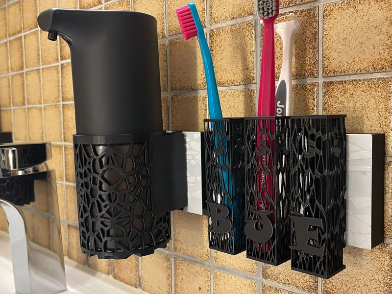 Modularer Halter für Zahnbürsten Seife Makeup   