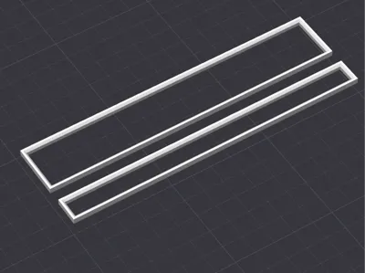 Gridfinity simple customizable spacer