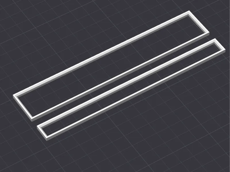 Gridfinity simple customizable spacer