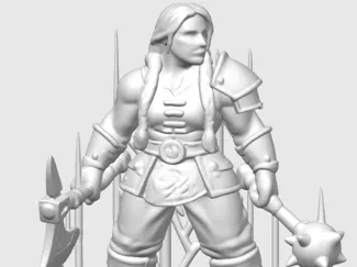 Barbarian girl
