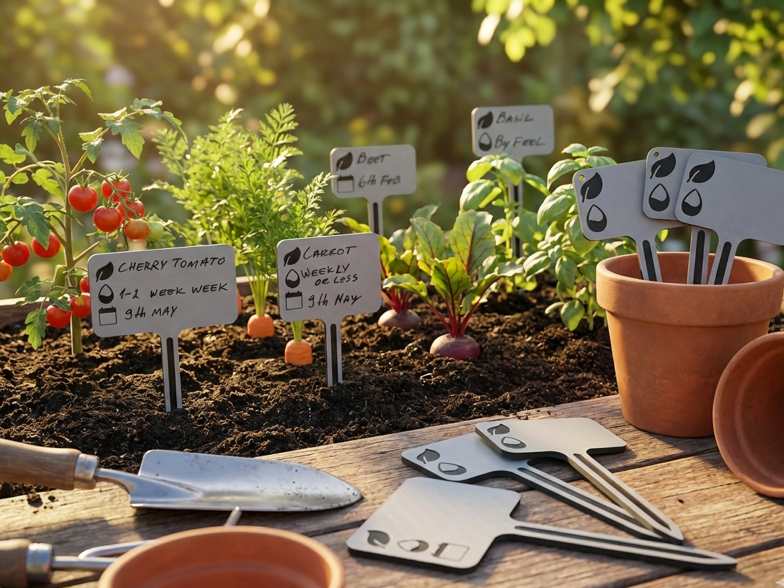 Reusable 50 mm Garden Labels & Stakes