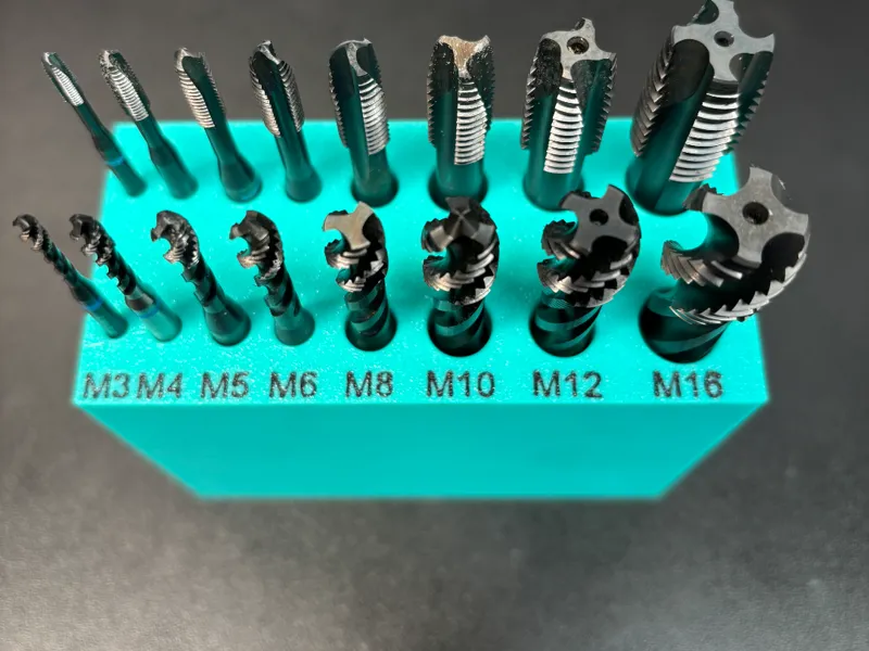 Thread tap organizer M3-M16