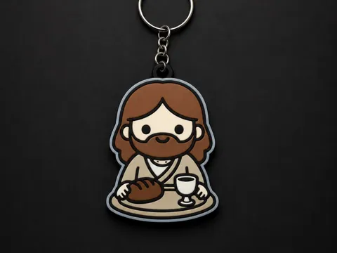 Llavero: Jesus-inspired keychain — referencia de MakerWorld