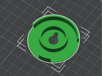 Recessed Mount For  "Not another LEGOBrick Wreath"