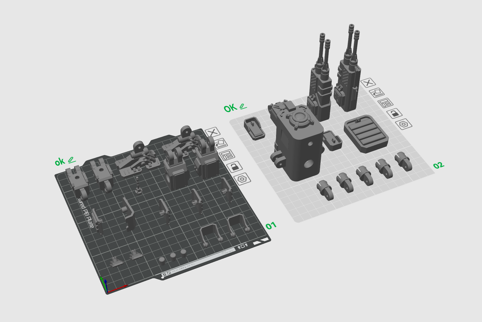 Miniatura 2 do modelo 3D AZ01武装机甲