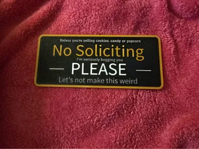 No Soliciting