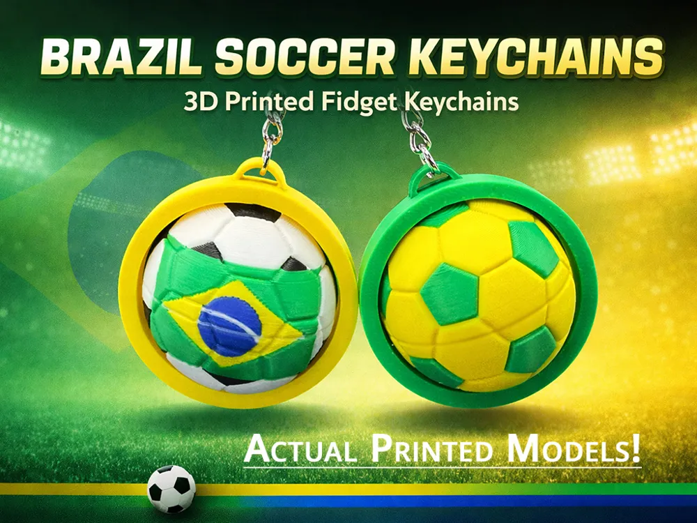 Lot De 2 Porte-clés Football 3D En Alliage Métallique, Pour Fans Et Joueurs