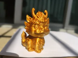 可爱招财小龙 麒麟 节日摆件