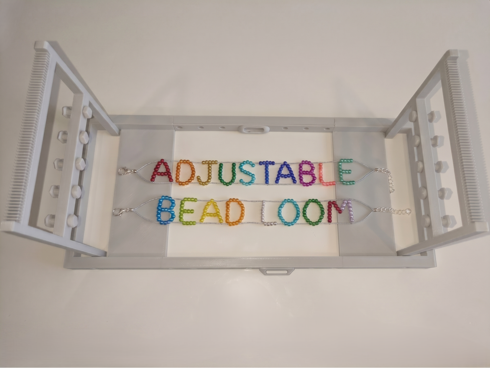 Adjustable Bead Loom (100% 3D Printed)