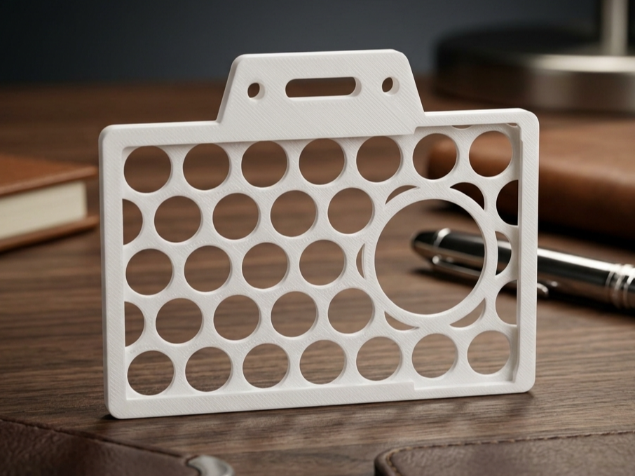 Parametric Side‑Loading ID Card Holder