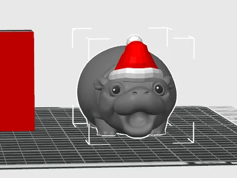 moo deng Christmas