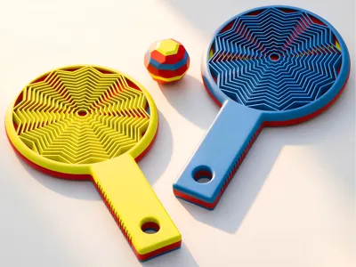 Fidget Radish Tower Paddle (12-sided)