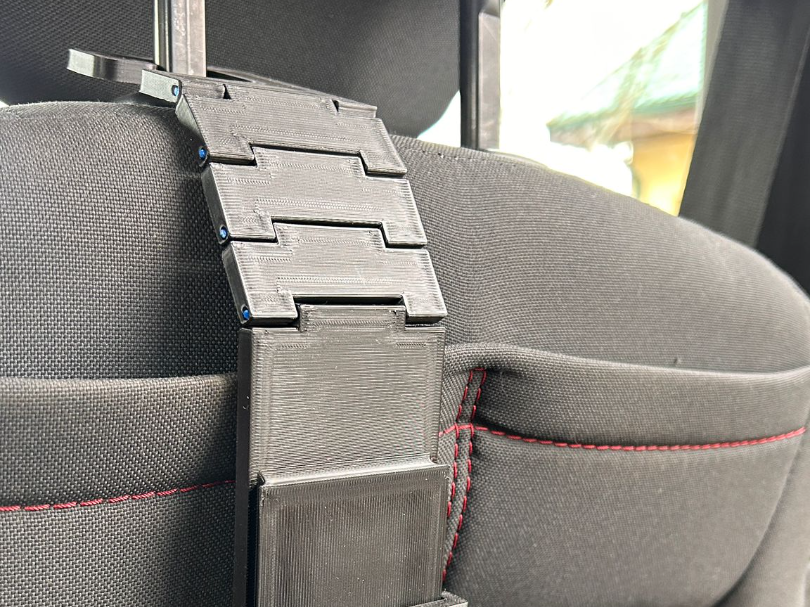Backseat buddy-flexible hook with multiple mounts