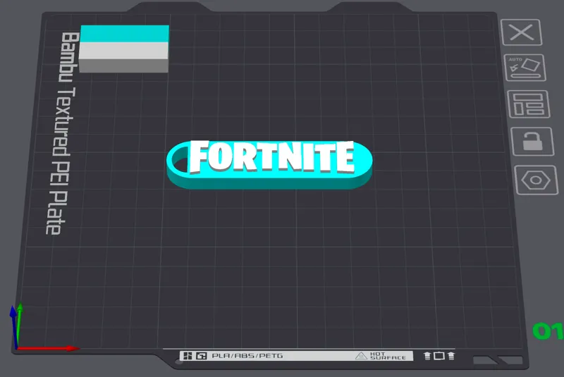 Fortnite Keychain