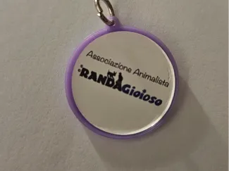 portachiavi tondo per adesivo mm25