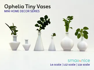 Ophelia Tiny Vases - Mini Home Decor