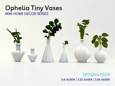 Ophelia Tiny Vases - Mini Home Decor