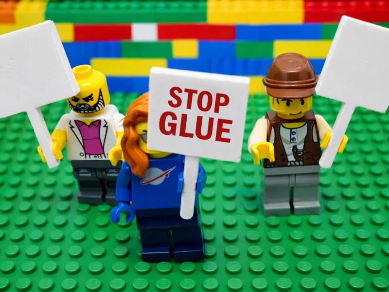 LEGOs Protest Sign | Brick Minifig Accessory
