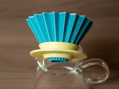 Origami and Qingting Kaiwu Shandao Dripper Stand