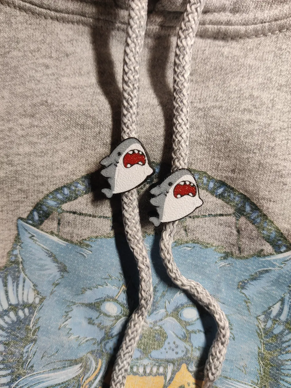 Sharks Hoodie Drawstring Beads by CHERRYSLICE MakerWorld: Download Free ...
