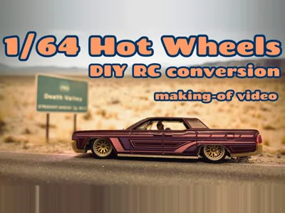 Hot Wheels Lincoln Continental - DIY RC conversion