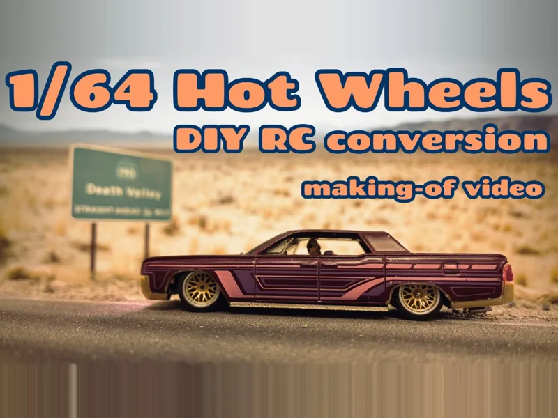 Hot Wheels Lincoln Continental - DIY RC conversion