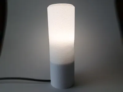 Cylindrical modern lamp