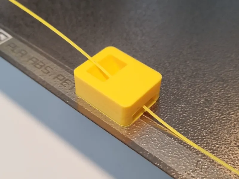 Purge line scraper